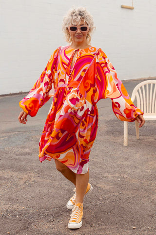 Eden Tunic - Flower Child Pink