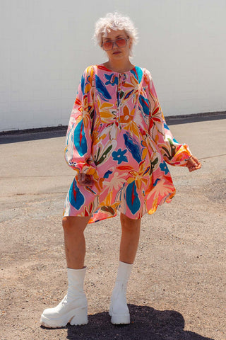 Eden Tunic - Pink Tropics
