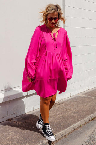 Eden Tunic - Hot Pink