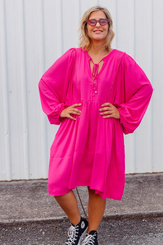 Eden Tunic - Hot Pink
