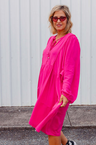 Eden Tunic - Hot Pink