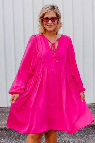 Eden Tunic - Hot Pink