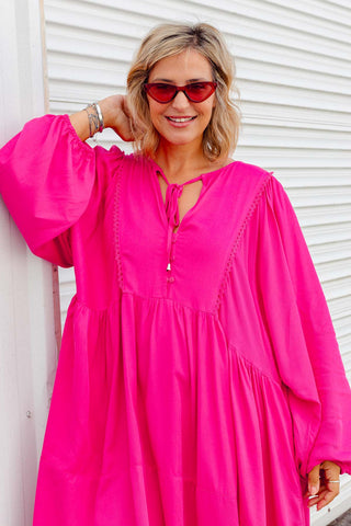Eden Tunic - Hot Pink