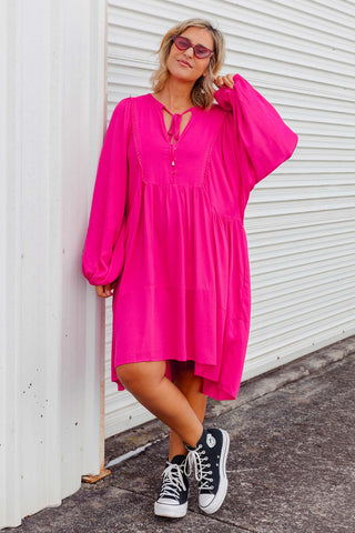 Eden Tunic - Hot Pink