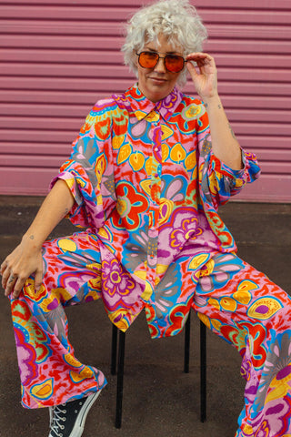 Ellis Button Up - Paisley Punch