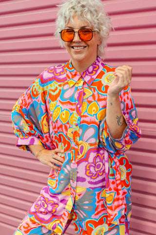 Ellis Button Up - Paisley Punch