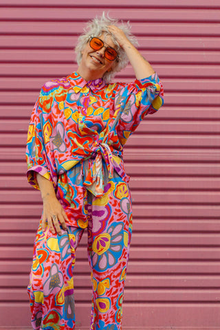 Ellis Button Up - Paisley Punch