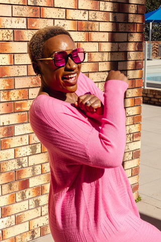 Essential Knit Dress - Pink