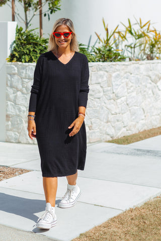 Essential Knit Dress - Black