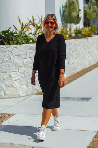 Essential Knit Dress - Black