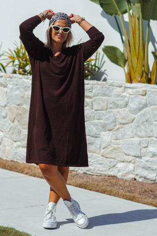 Essential Knit Dress - Chocolate
