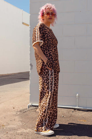 Everyday Drape Top - Leopard