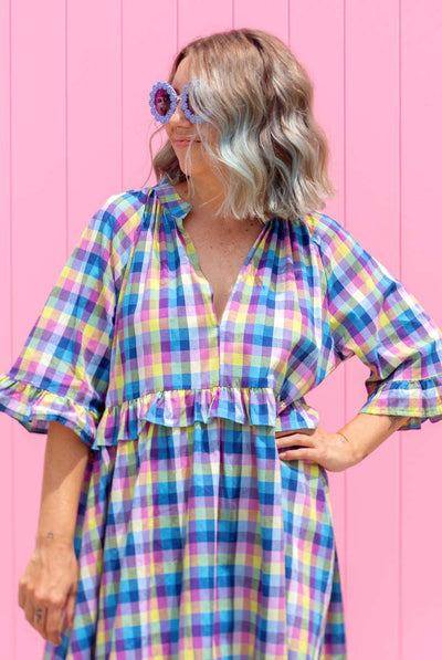 Freya Dress - Purple