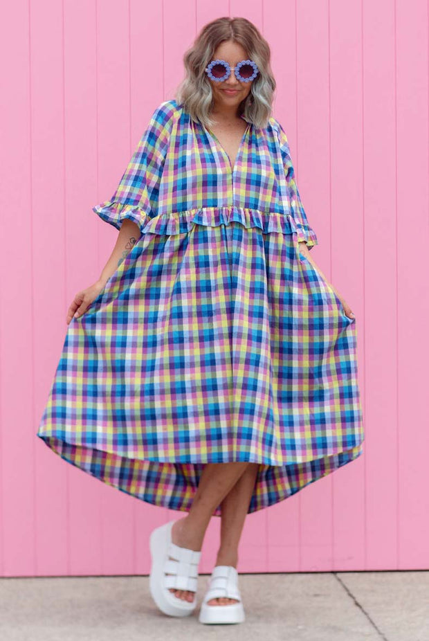Freya Dress - Purple