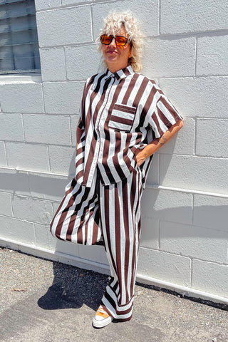 Hallie Pants - Stripe