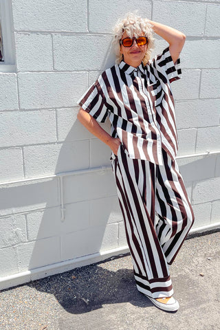 Hallie Pants - Stripe