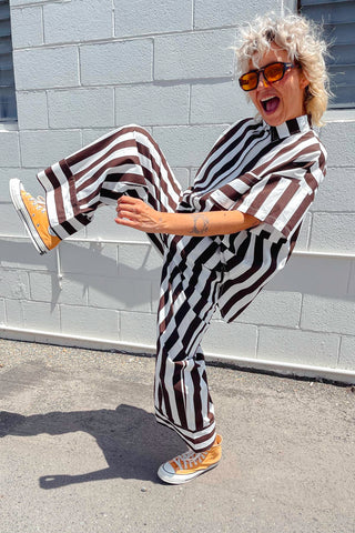 Hallie Pants - Stripe
