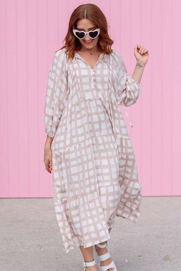 Harriet Boho Maxi - Latte
