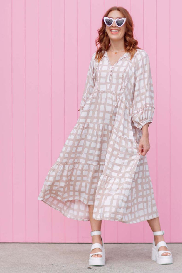Harriet Boho Maxi - Latte