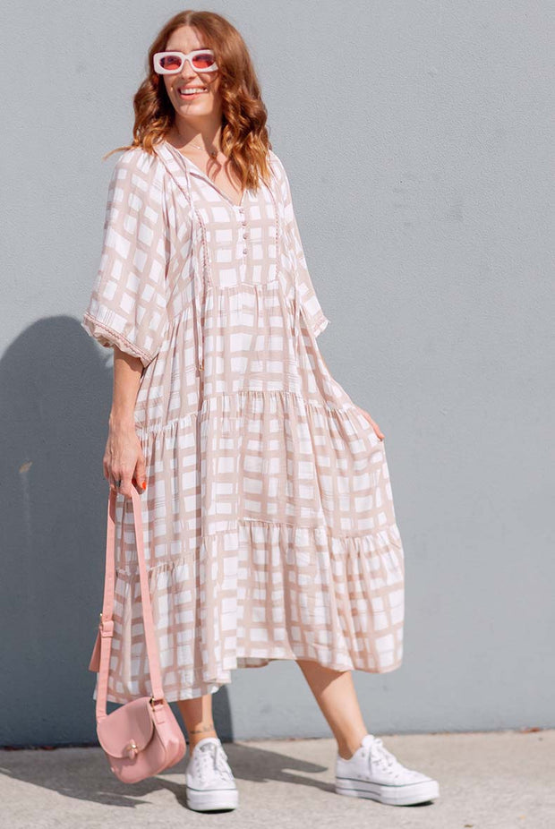 Harriet Boho Maxi - Latte
