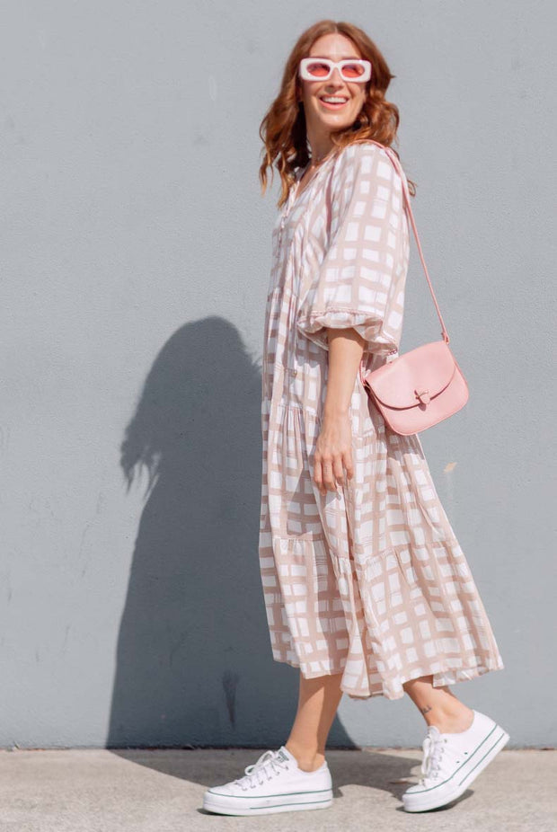 Harriet Boho Maxi - Latte