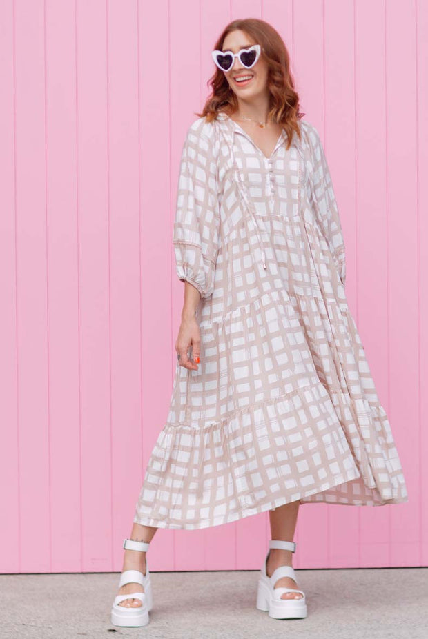 Harriet Boho Maxi - Latte