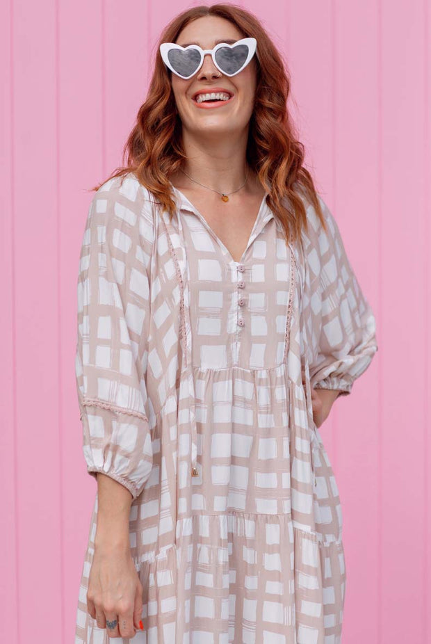 Harriet Boho Maxi - Latte