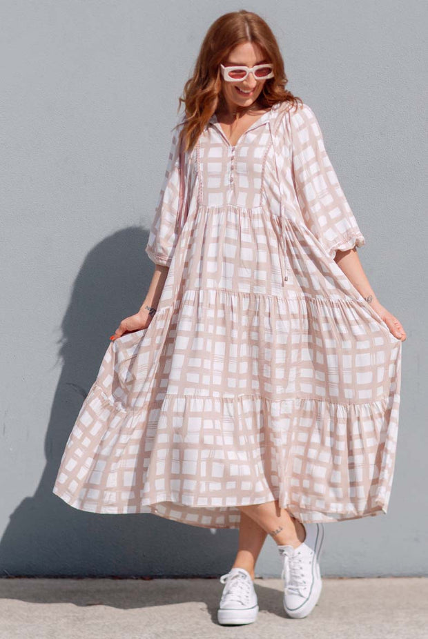 Harriet Boho Maxi - Latte