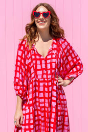Harriet Boho Maxi - Rose