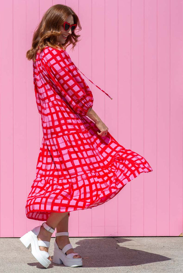 Harriet Boho Maxi - Rose