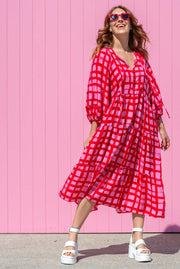 Harriet Boho Maxi - Rose