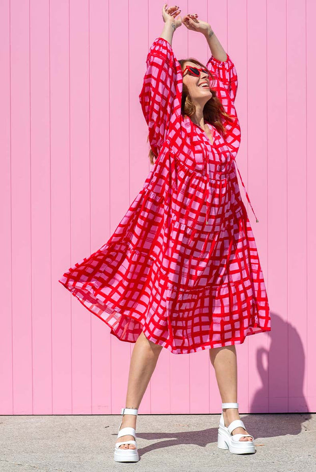 Harriet Boho Maxi - Rose
