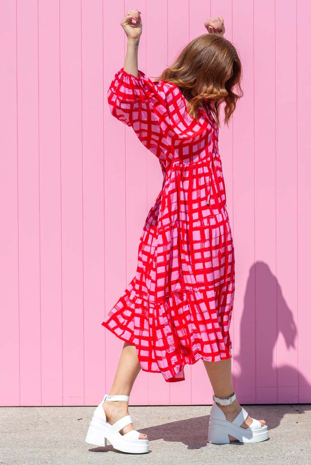 Harriet Boho Maxi - Rose