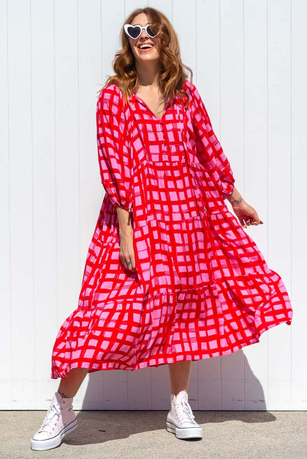 Harriet Boho Maxi - Rose