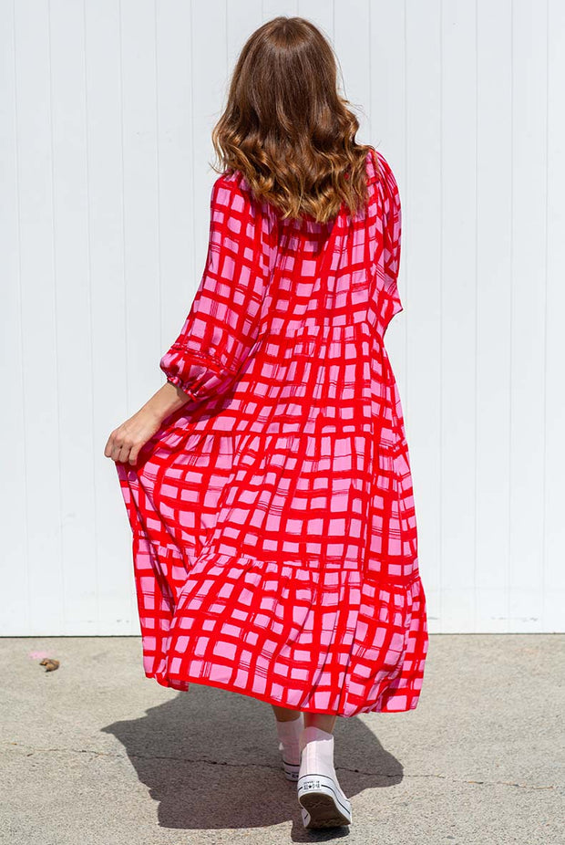 Harriet Boho Maxi - Rose