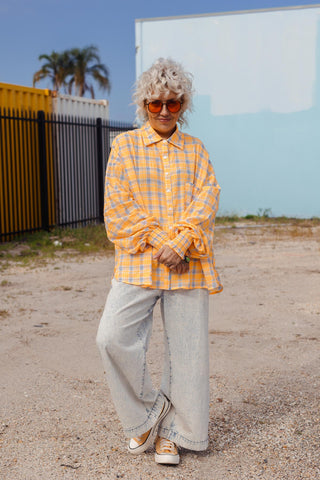 Hayden Shirt - Ocean Orange