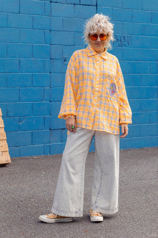 Hayden Shirt - Ocean Orange