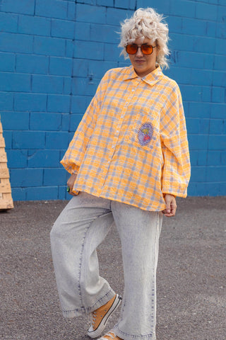 Hayden Shirt - Ocean Orange