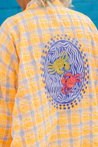 Hayden Shirt - Ocean Orange