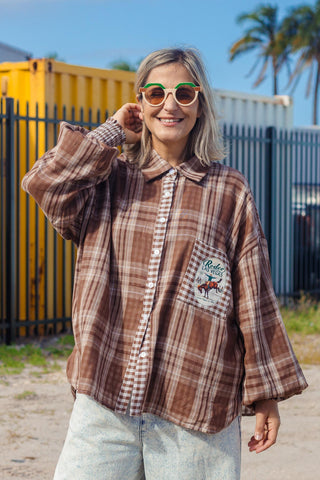 Hayden Shirt - Rodeo Mocha