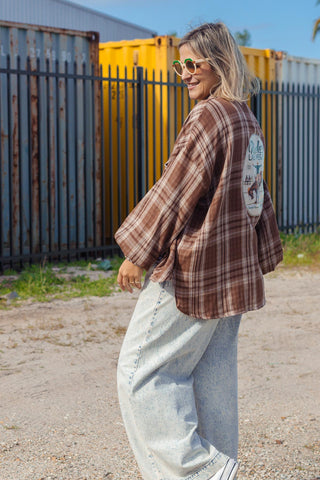 Hayden Shirt - Rodeo Mocha