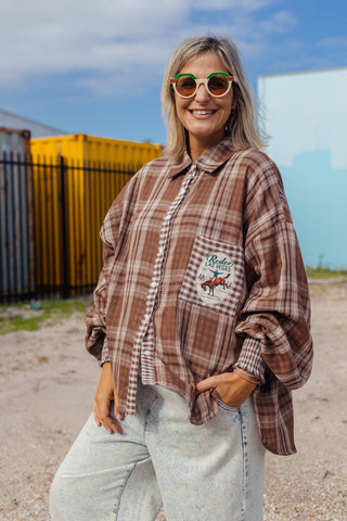 Hayden Shirt - Rodeo Mocha