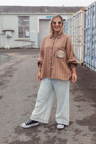 Hayden Shirt - Wild Latte