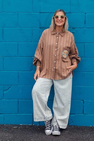 Hayden Shirt - Wild Latte
