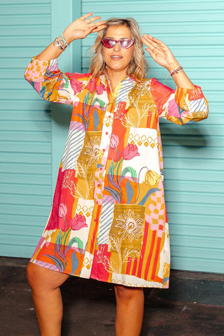Hazel Dress - Bordeaux