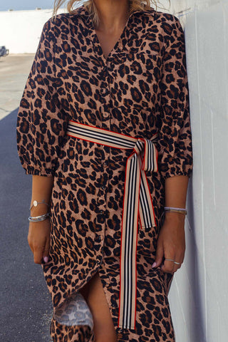 Hazel Dress - Leopard
