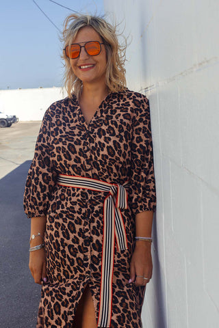 Hazel Dress - Leopard