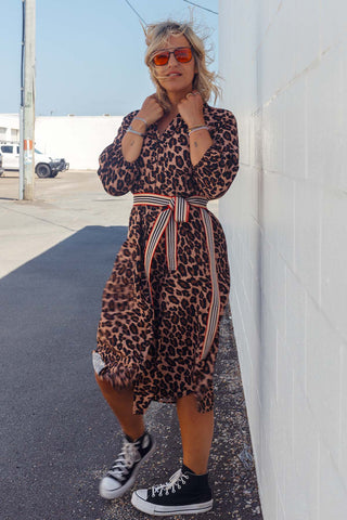 Hazel Dress - Leopard