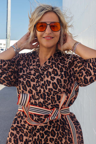 Hazel Dress - Leopard