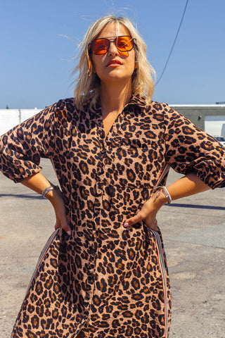 Hazel Dress - Leopard